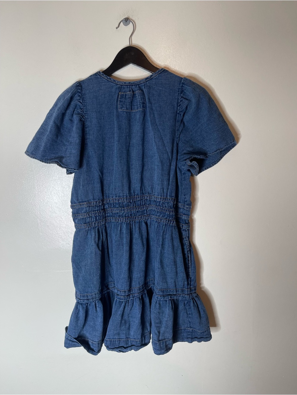 Anthropologie Somerset Mini Denim Dress Size Large Petite Women’s - Picture 9 of 9